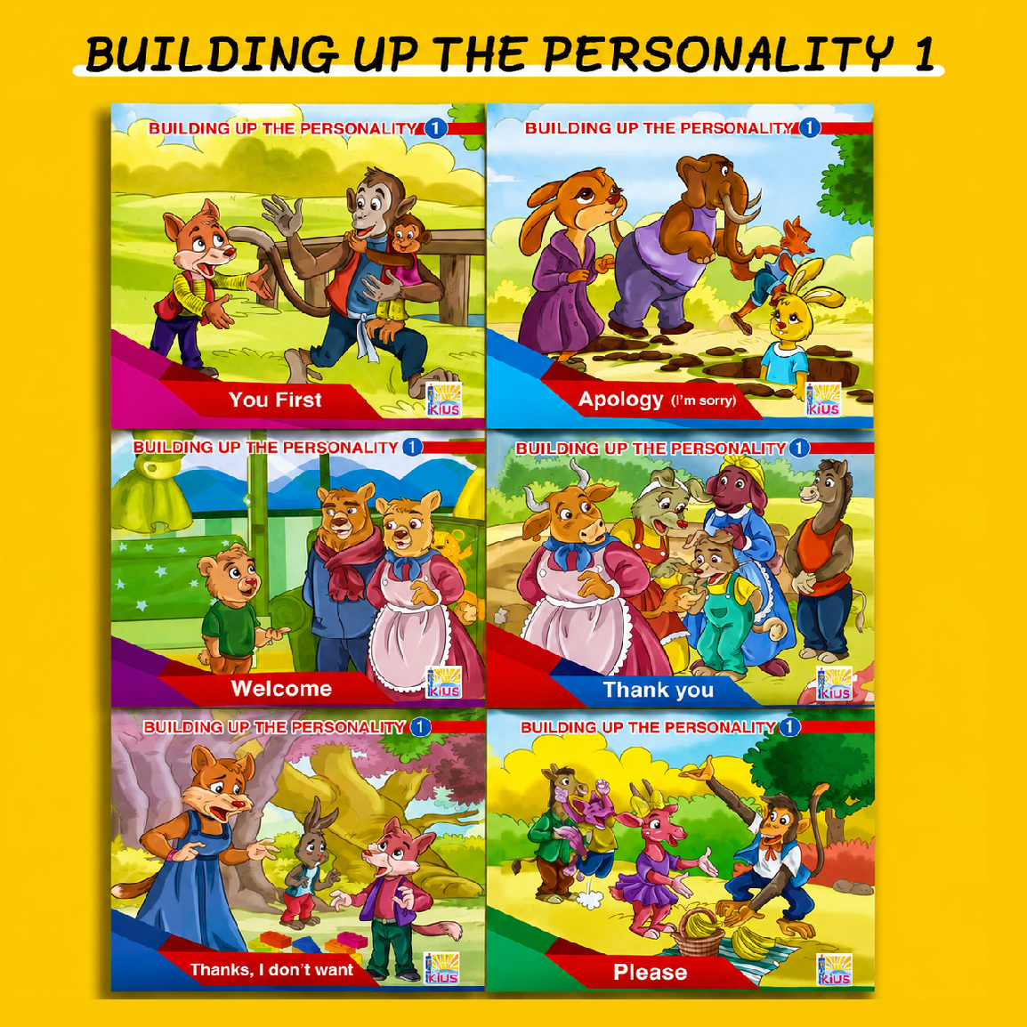 سلسلة قصص بناء الشخصية (Building up Personality) المستوى الأول انجليزي