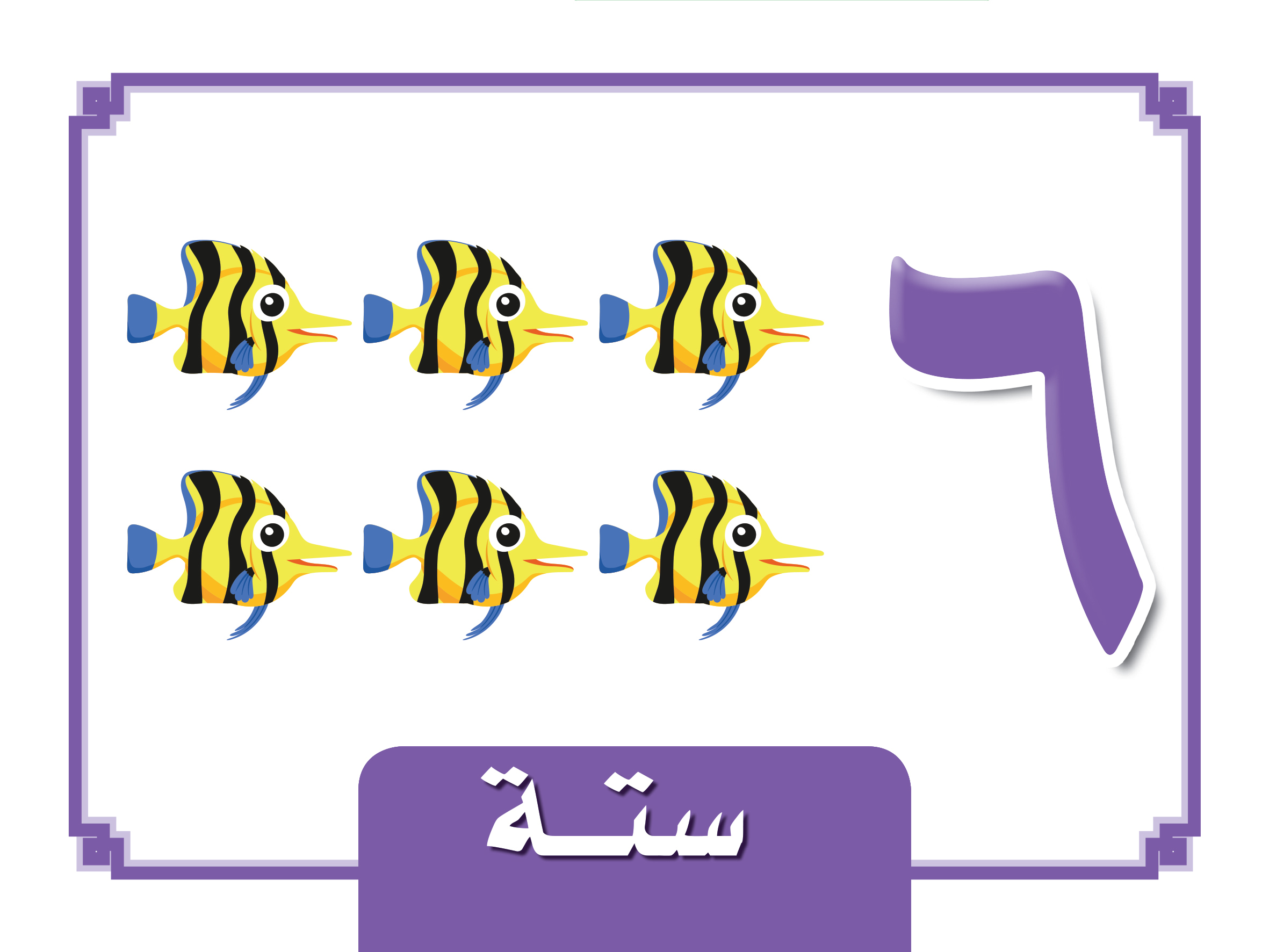 بطاقات الأرقام العربية التعليمية للاطفال كيان بوك للنشر والتوزيع