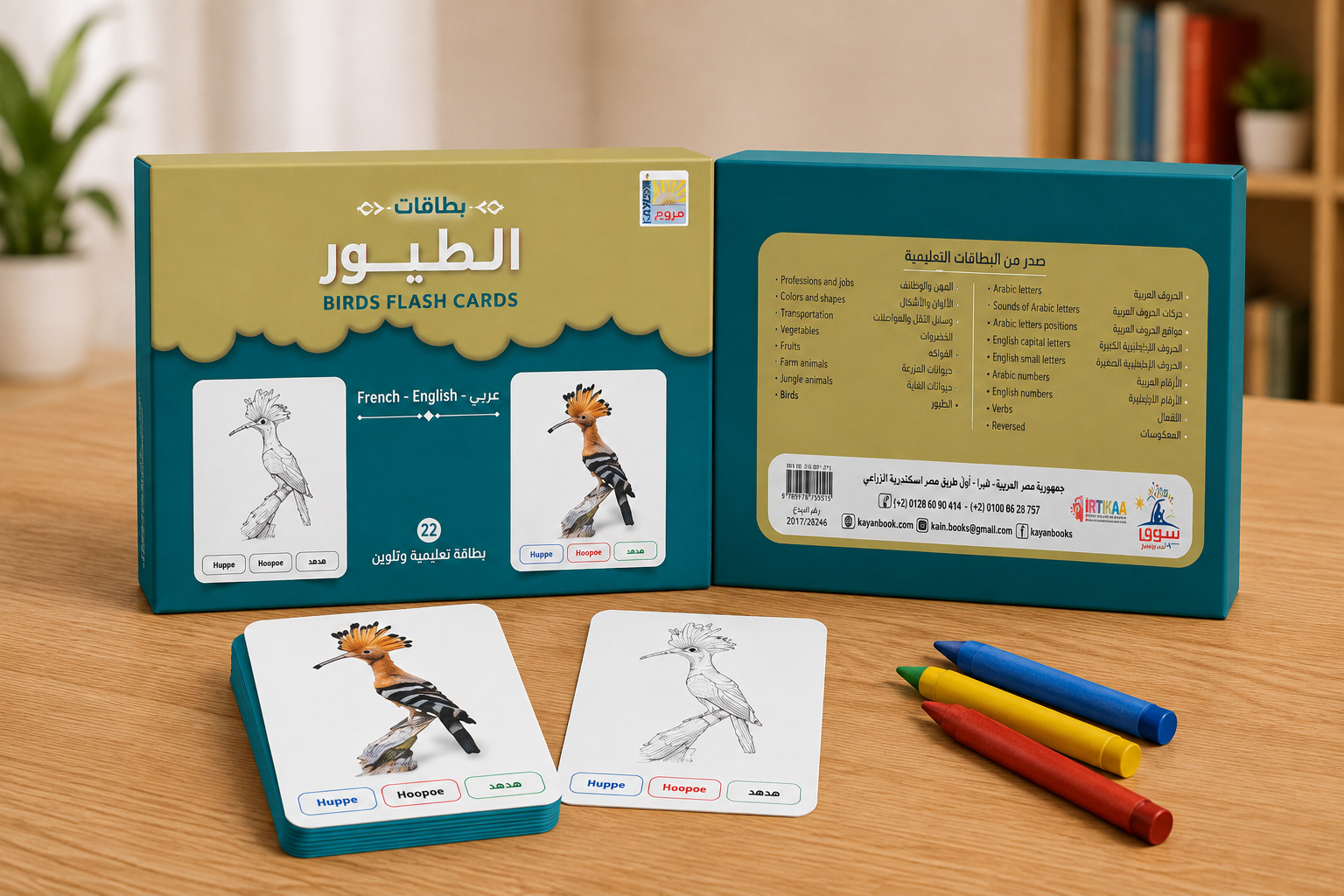بطاقات الطيور للاطفال