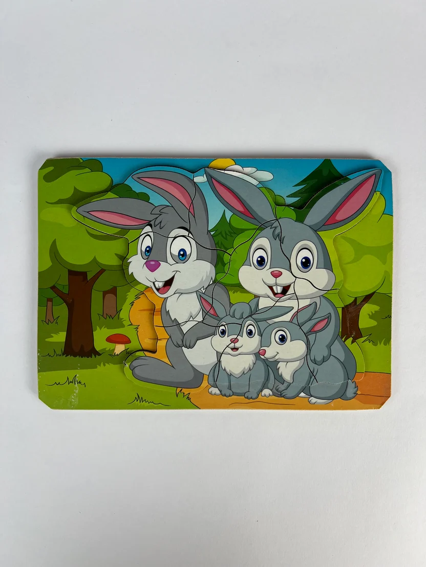 8Pcs Puzzle ( Rabbit Family )