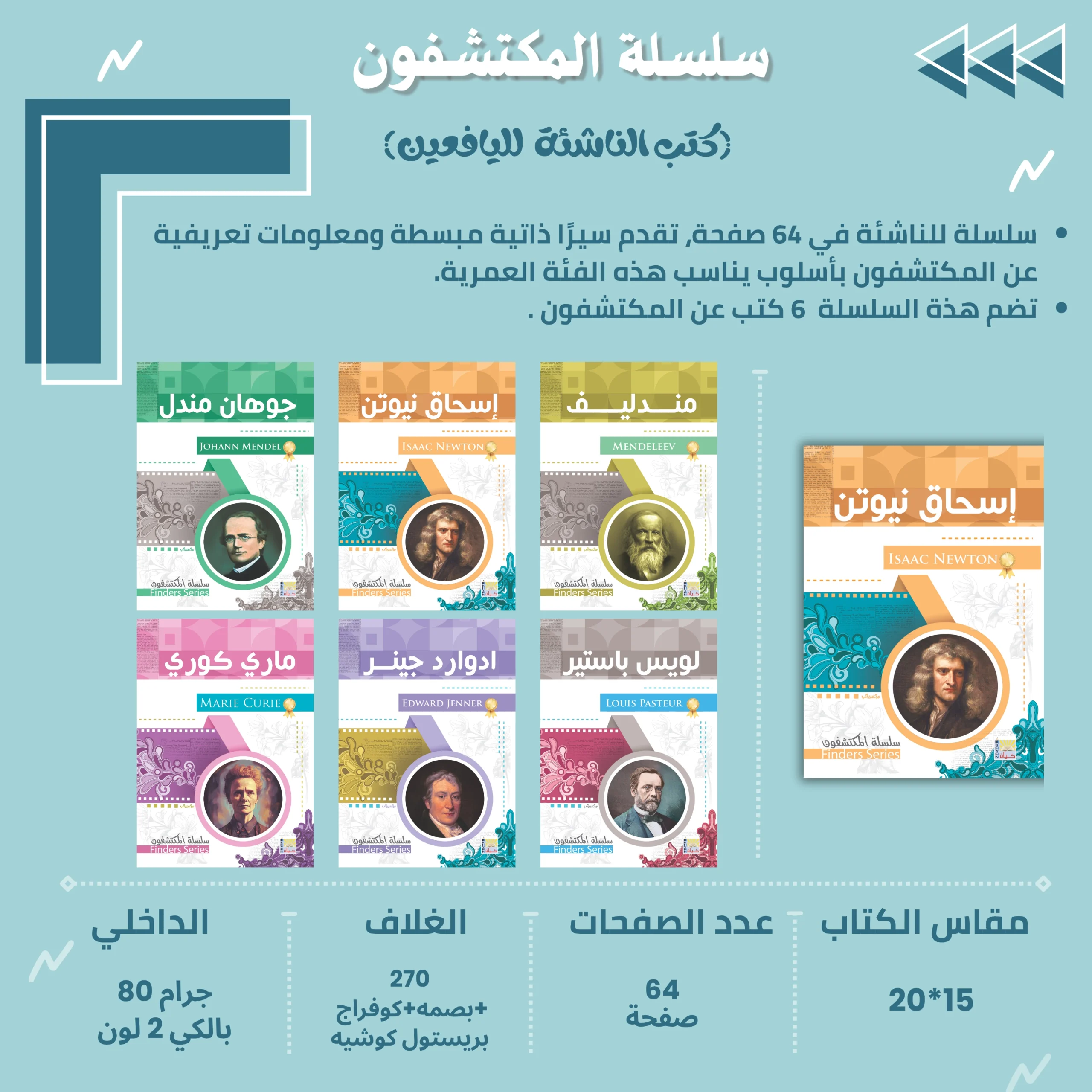 سلسلة كتب اليافعين ( المكتشفون)