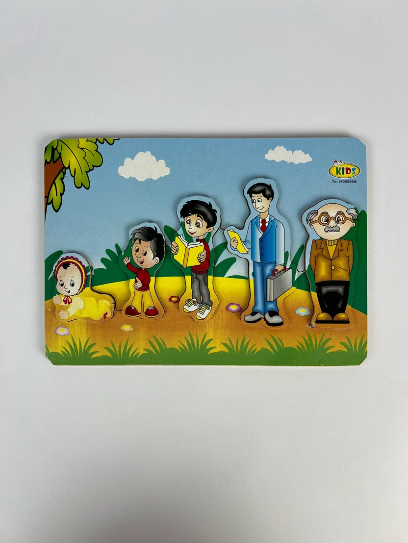 Life Stages Wooden Man Puzzle