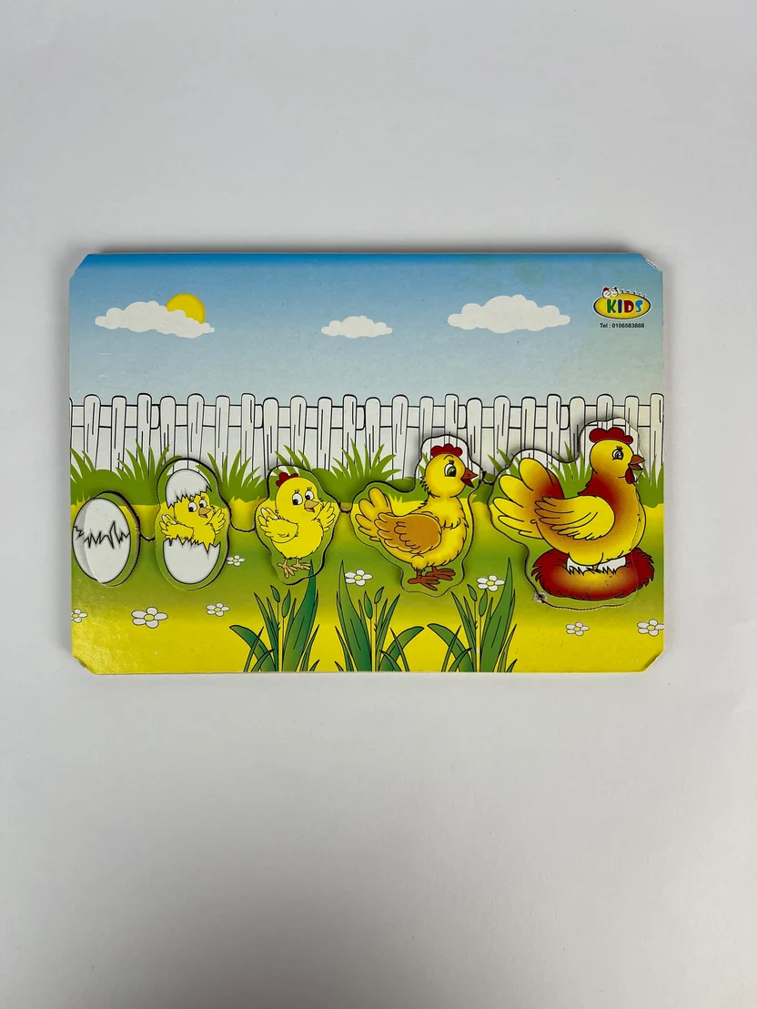 Life Stages Wooden Chicken  Puzzle