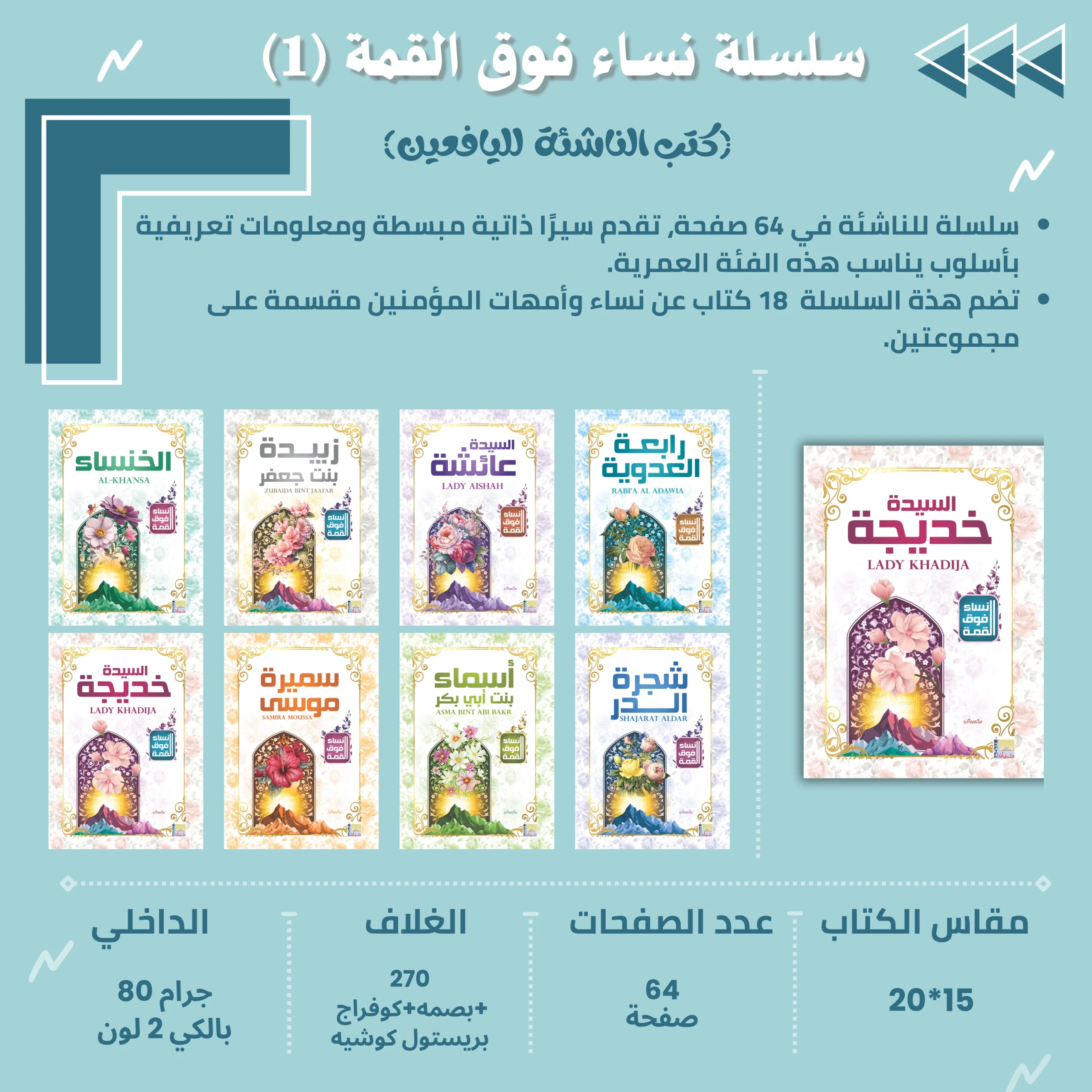 سلسلة كتب اليافعين (نساء فوق القمة 1)